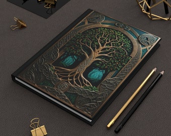 Celtic Tree of Life Journal, Hardcover Book of Shadows