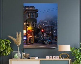 Foggy Night Street