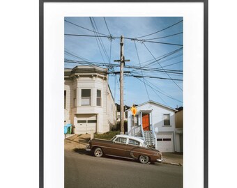 Nostalgic San Francisco. Home decor. Bay Area. Local Artist. Photography. Vintage. Nostalgic Photography.