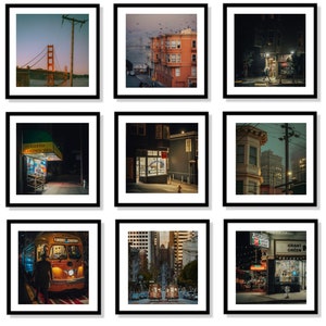 Photos de San Francisco pour une photographie de la région de la baie de San Francisco Décoration d&#39;intérieur Impression pour un mur Cadeau de San Francisco Photo réelle