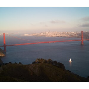 Golden Gate Bridge print. San Francisco.