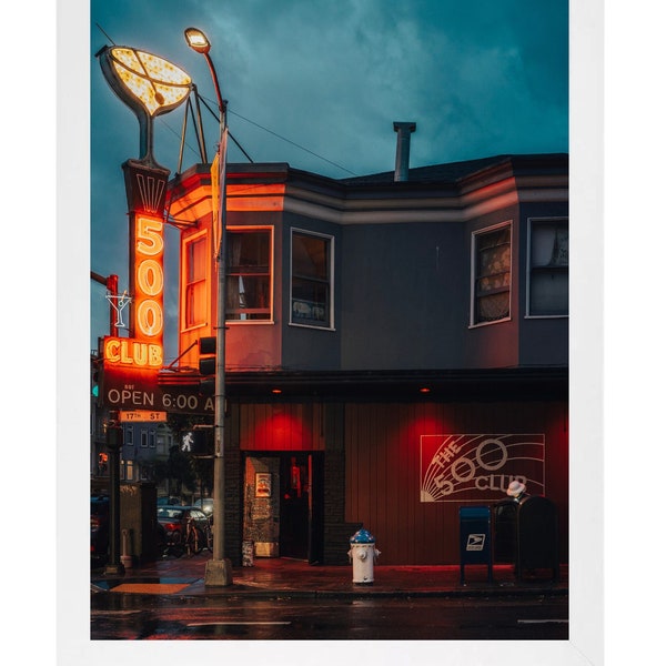 The 500 Club print. San Francisco