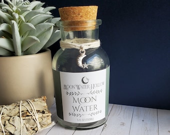 Pure Moon Water 5 Ounce Glass Bottle
