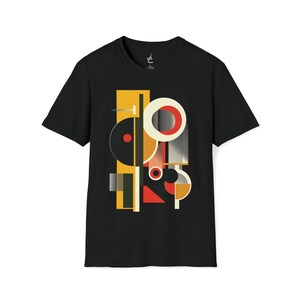 T-Shirt | Multicolor | For | Bauhaus | Constructivism | Unisex | Avant-garde | Abstract art | Geometric | Mid-century | modern | Gift | MCM image 2