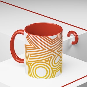 Accent Elegance Coffee MUG | Modern | Gift | Bauhaus | Constructivism | Geometric | Funny | Tea Mug | 11oz