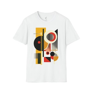 T-Shirt | Multicolor | For | Bauhaus | Constructivism | Unisex | Avant-garde | Abstract art | Geometric | Mid-century | modern | Gift | MCM image 9