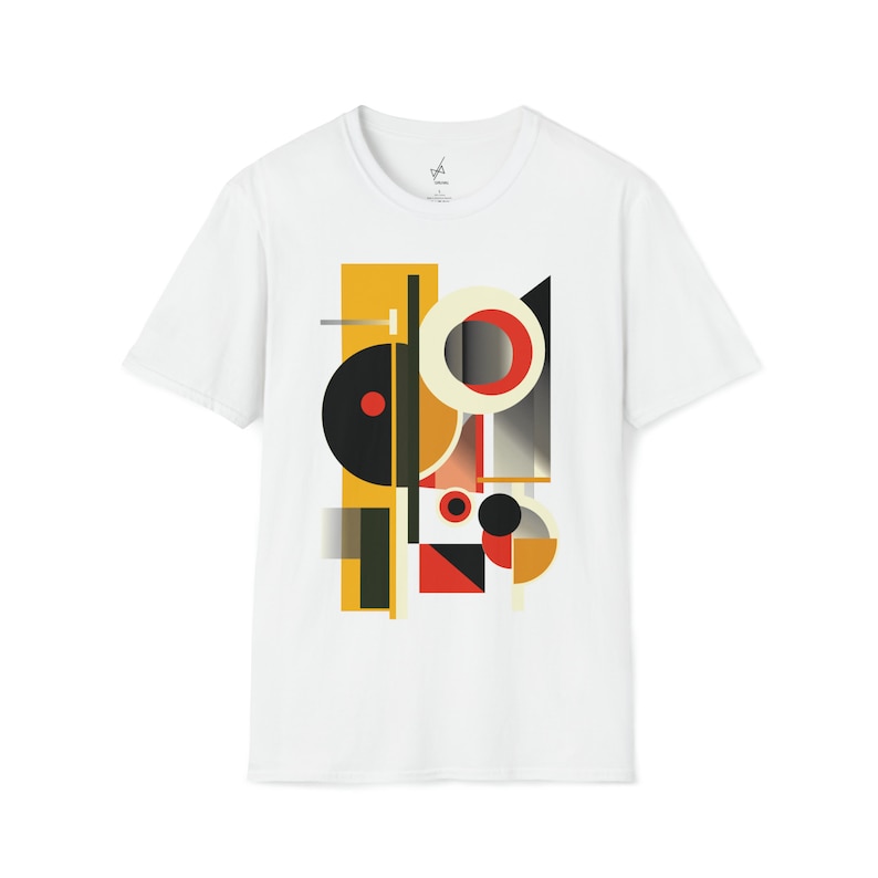 T-Shirt | Multicolor | For | Bauhaus | Constructivism | Unisex | Avant-garde | Abstract art | Geometric | Mid-century | modern | Gift | MCM image 9