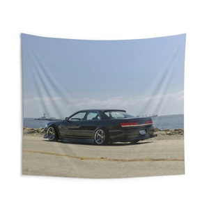 Jzx100 Toyota Mark2 JDM by City Garage Kustoms - Indoor Wall Tapestries
