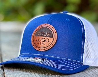 Custom Leather Patch Hat RICHARDSON 112