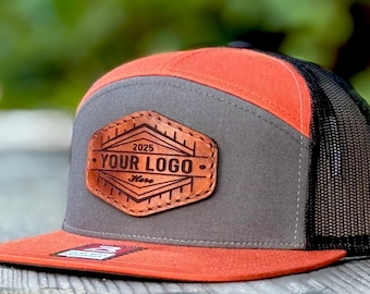 Custom Leather Patch Hat RICHARDSON 168
