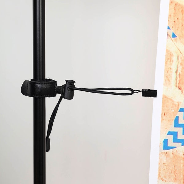8 Pack | 16" Elastic String Photography Backdrop Clamps, Holder Clips
