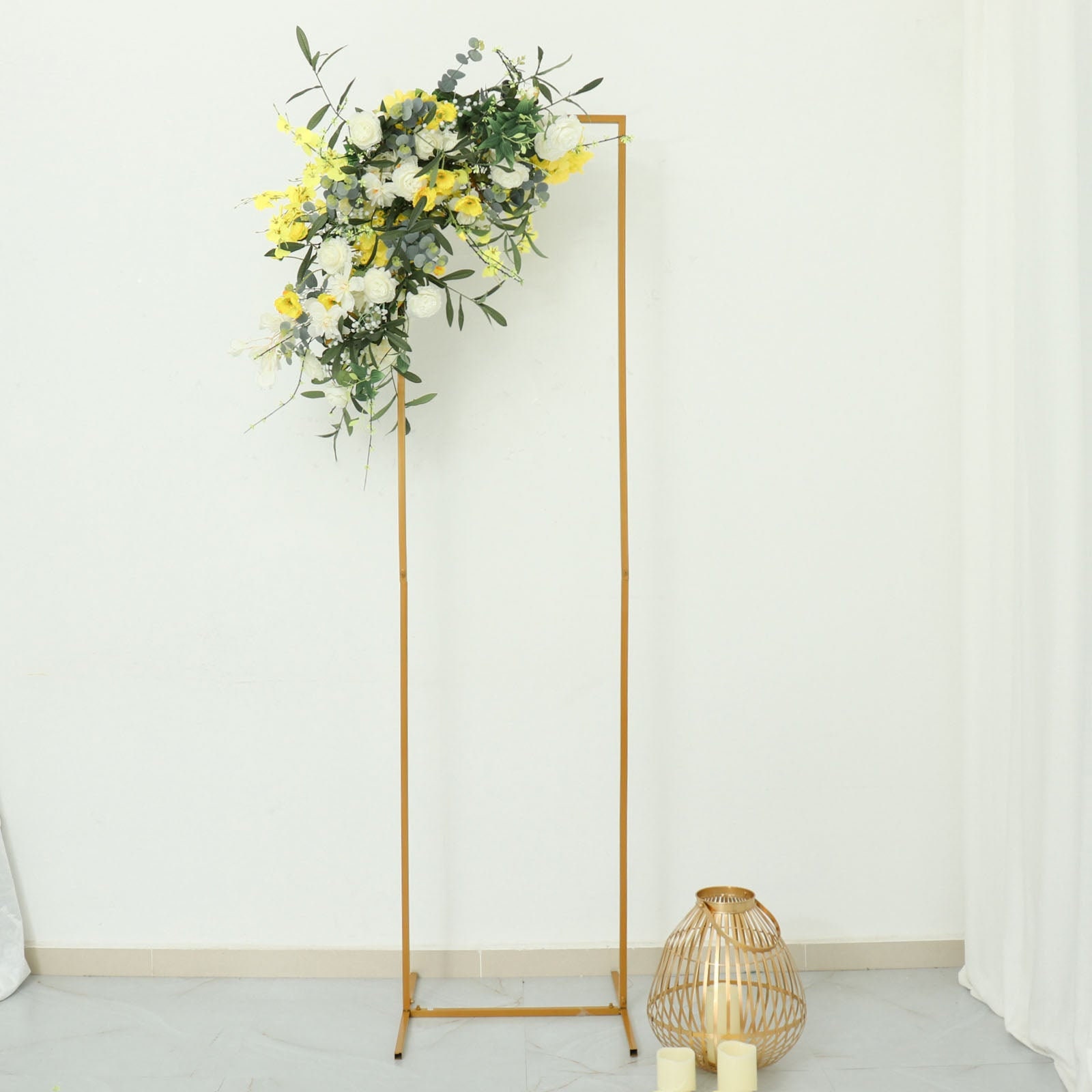 4pcs/set Rectangular Wedding Centerpieces Flower Stand for