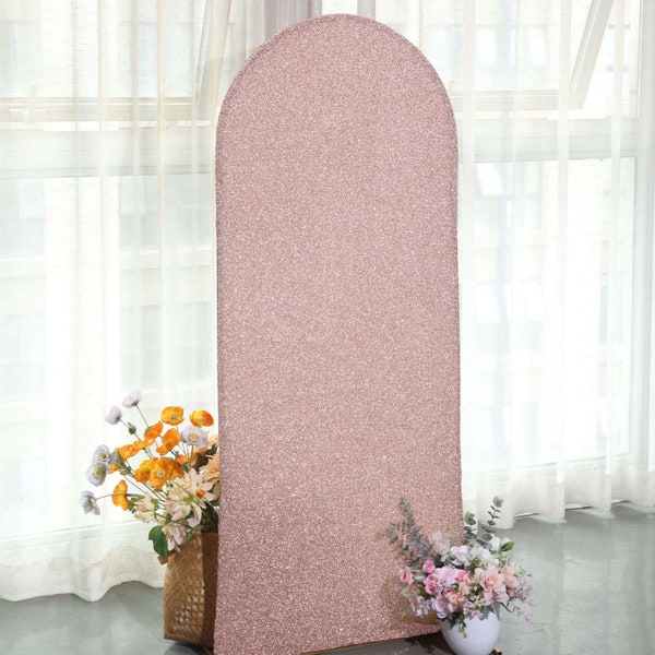 Spandex Fitted Wedding Arch Cover for Round Top Chiara Backdrop Stand ...