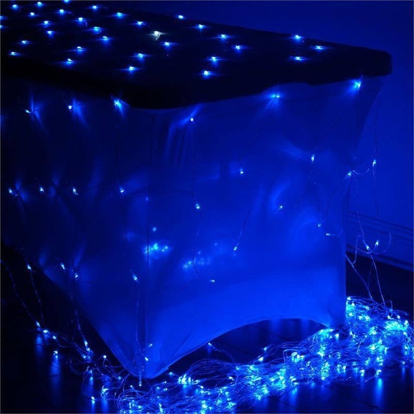 20ftx10ft | 600 LED Fish Net Lights, Fairy String Lights With 8 Modes