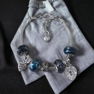 European Style Charmed Bracelet