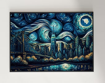 ゴッホ　星月夜　MOMA 油絵　ペイント New】Vincent van Gogh（フィンセント・ファン・ゴッホ）の名作『The