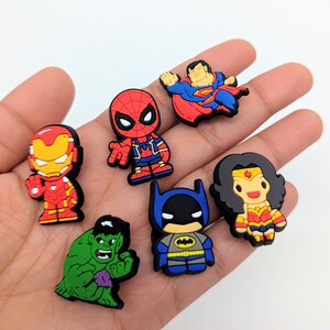 Spiderman Croc Charms, Superhero Croc Charms, Shoe Charms