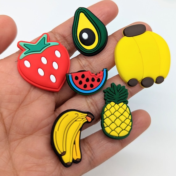 Fruits Shoe Charms Avocado Strawberry Banana Pineapple