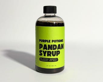 Pandan Syrup Authentic Filipino Flavor for Lattes & Cocktails