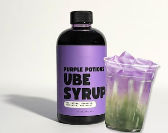 Ube Syrup Authentic Filipino Flavor for Coffee and Matcha