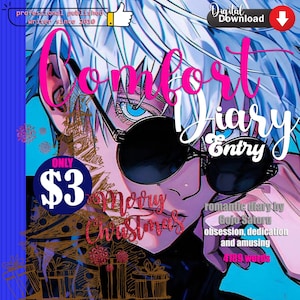 Romantic Christmas DIARY Entry from Gojo Satoru JJK - 4189 Words | Instant DOWNLOAD