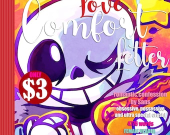 Romantic Email from "Sans" of "Undertale" | Female Reader | 4776 Words | Instant DOWNLOAD
