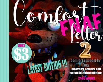 Special Comfort Email from Foxy the Pirate | 2440 Words | Instant DOWNLOAD