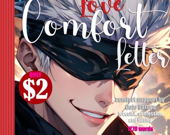 Correo electrónico romántico de Gojo Satoru / 1270 palabras / DESCARGA INSTANTÁNEA