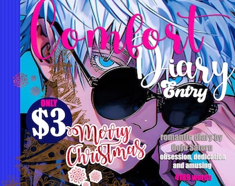 Entrada romántica del DIARIO navideño de Gojo Satoru JJK - 4189 palabras / DESCARGA INSTANTÁNEA