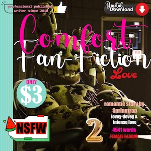 Romantic 18+ Fan-Fiction STORY from Springtrap | Female Reader | 4541 Words | Instant DOWNLOAD