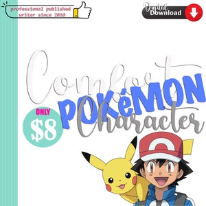 Carta digital de e-mail de personagem de conforto inspirado em P0kém0n | Edição LOVE or Comfort | P0kem0n