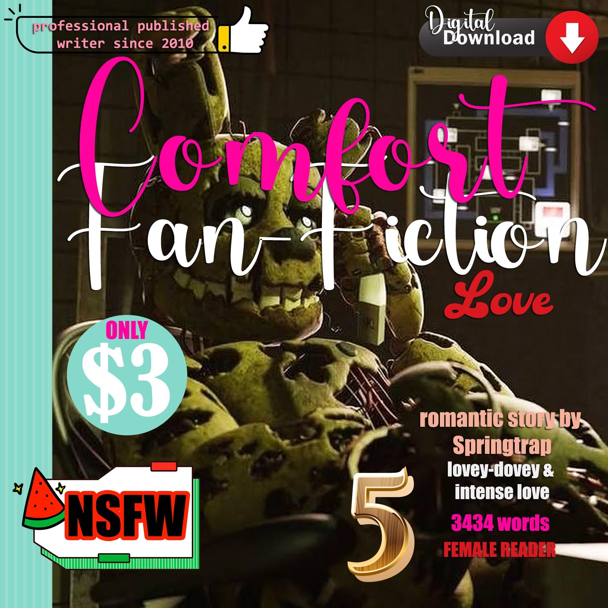 Zesty Springtrap Romantic SPICY 18+ Fan-fiction STORY From Springtrap | Female Reader ...