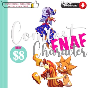 E-mail de personagem de conforto F N A F Carta digital inspirada | Edição LOVE ou Comfort