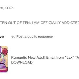 Email romantica per adulti da "Jax" TADC / 3401 parole / DOWNLOAD immediato immagine 7