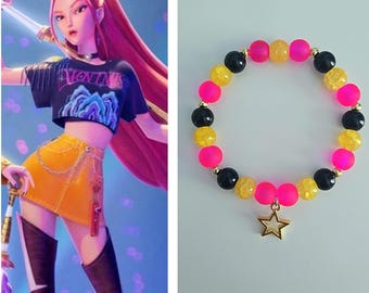 Bracelets Magnétiques Pour Couple - Demon Hunter Style Rumi, Ajustables, Tissés à La Main, Parfaits Pour Les Meilleurs Amis Ou Les Amoureux !