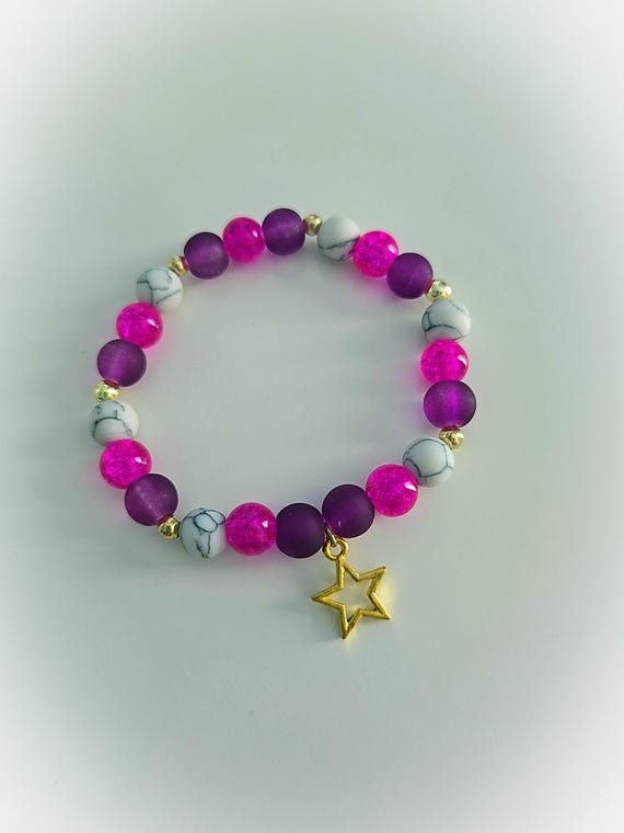 Lot De 6 Bracelets Extensibles Kpop Demon Hunters - Perles, Style Rumi Zoey Mira, Pour Fans, Empilables