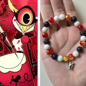 Hazbin Hotel Niffty Gemstone Bracelet