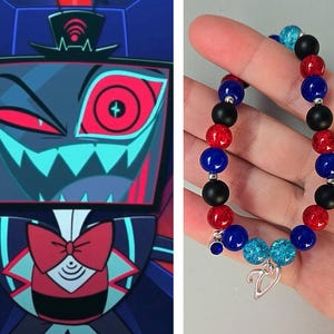 Hazbin Hotel Vox Gemstone Bracelet