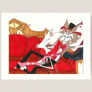 Impresión de Huskerdust de Hazbin Hotel