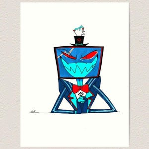 Hazbin Hotel Vox Portrait Print