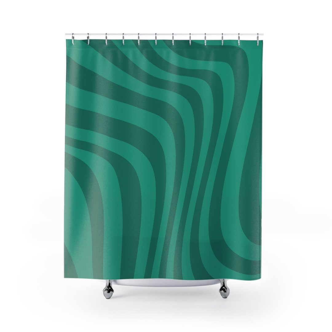 Emerald Green Shower Curtain Etsy