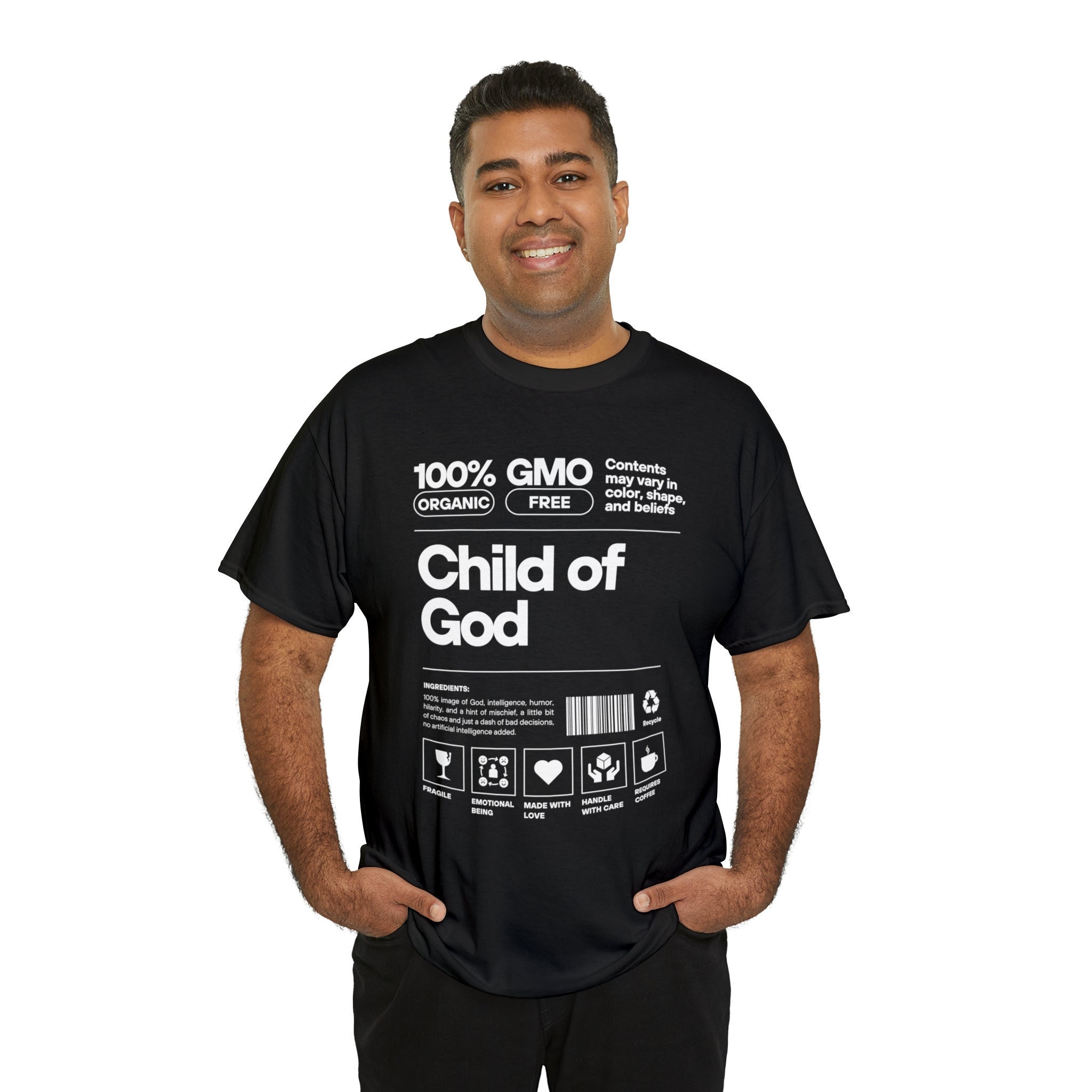 Adult 100% Child God Ingredients Tshirt Made in - Etsy