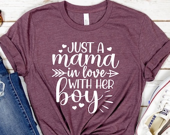 Mother's Day Shirt, Boy Mama Tees, Mama Shirt, Mom of Boys Shirt, Mothers Day Gift, Mom Life Shirt, Motherhood T-Shirt, Mom T-Shirt, Boy Mom