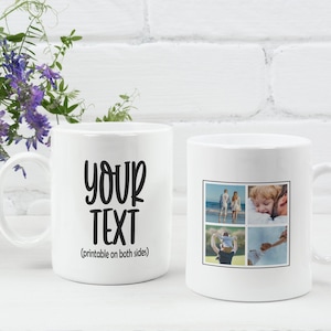 Personalized Photo Coffee Mug,Custom Text Coffee Mug,Personalized Anniversary Mug,Custom Photo Mug,Mug With Photo/Text,Custom Text CoffeeMug