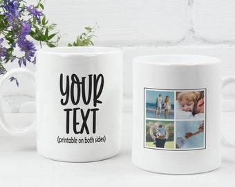 Personalized Photo Coffee Mug,Custom Text Coffee Mug,Personalized Anniversary Mug,Custom Photo Mug,Mug With Photo/Text,Custom Text CoffeeMug