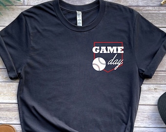 Game Day Shirt, Baseball Gameday Shirt, Game Day Vibes, Gift for Dad, Baseball Season Tees, Game Day Softball Shirt, Baseball Fan Gift Shirt