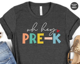 Pre-K Teacher Shirt, PreK Teacher Gift, PreK T Shirt, PreK Teacher Team Shirt, Preschool Teacher Shirt, First Day of Preschool, PreK Squad