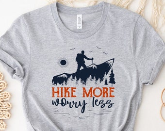 Hiking Shirt, Camper Gift Tee, Adventure Camping Shirt, Outdoors Men's Shirt, Wanderlust Shirt, Cool Camping Quotes Shirt, Hiking Lover Gift