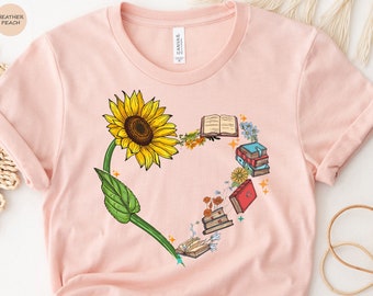 読書好きのTシャツ、司書のTシャツ、読書好きのシャツ、女性用の読書シャツ、本好きのギフト、教師のシャツ、本好きへのギフト、本シャツ