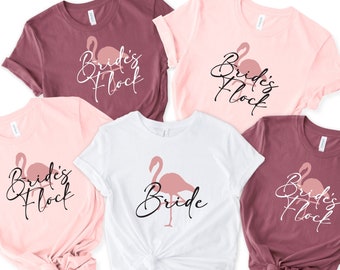 Team Bride Shirts, Bride Shirt, Flamingo Bachelorette Party, Funny Bachelorette Party Shirts, Bridesmaid Shirts, Bridesmaid Proposal Gift